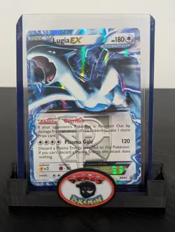 Pokemon Card 2013 LUGIA EX BW83 Full Art Black Star Promo Team Plasma LP/MP - Image 1