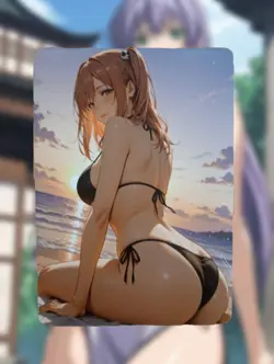 Honoka Dead Or Alive Anime Waifu Sexy Goddess Doujin Lewd Hentai Card - Image 1
