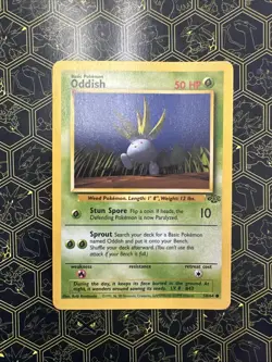 Oddish 58/64 Pokemon Card Jungle Set D53 - Image 1