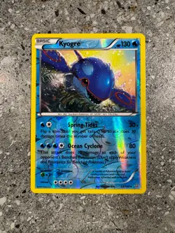 Pokemon TCG Cards Kyogre 53/160 Primal Clash Reverse Holo Rare - Image 1