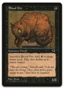 Blood Pet #109 (NM) Tempest TMP Magic MTG - Image 1