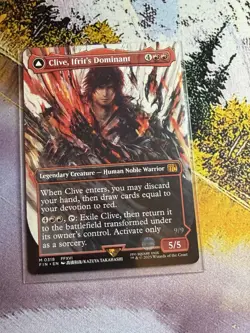 Clive, Ifrit's Dominant - Borderless - FIN - MTG - EN - NM - 0318 - Image 1