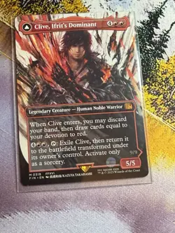 Clive, Ifrit's Dominant - Borderless - FIN - MTG - EN - NM - 0318 - Image 3