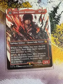 Clive, Ifrit's Dominant - Borderless - FIN - MTG - EN - NM - 0318 - Image 4