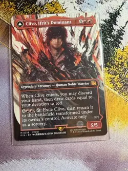 Clive, Ifrit's Dominant - Borderless - FIN - MTG - EN - NM - 0318 - Image 5