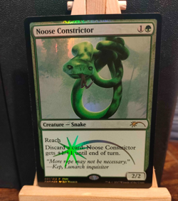 Noose Constrictor FOIL - FNM Promo (Friday Night Magic) - NM (see pics) MTG - Image 1