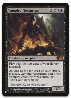 Vampire Nocturnus #118/249 (NM) List Reprints LIST LIST Magic MTG - Image 1
