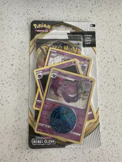 Pokemon Sword & Shield Rebel Clash Blister Pack Gengar Sealed - Image 1