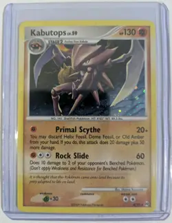 Pokemon TCG Kabutops Lv.59 4/99 Holo 2009 English Hajime Kusajima Art - Image 1