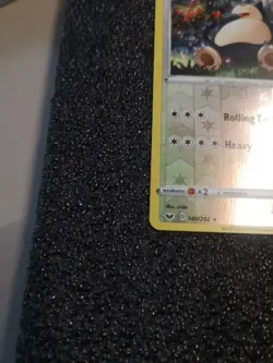 🚀Pokemon Sword And Shield Base Snorlax Reverse Holo 140/202 Rare - Image 2