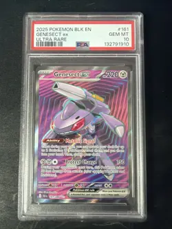 PSA 10 Genesect ex 161 - Pokemon Black Bolt Ultra Rare GEM MINT - Image 1