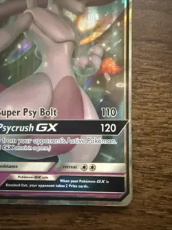 Pokemon TCG Mewtwo-GX 31/68 Hidden Fates Holo NM - Image 3