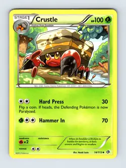 Crustle - Legendary Treasures 14/113 - MP - Pokemon - Image 1
