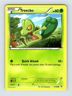 Treecko - XY - Primal Clash 6/160 - MP - Pokemon - Image 1