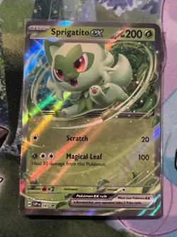 Pokemon Sprigatito EX SVP 087 Black Star Promo Ultra Rare Factory Sealed - Image 1