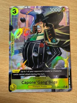 Capone"Gang"Bege ALTERNATE (OP04-100 R) One Piece English - Image 1
