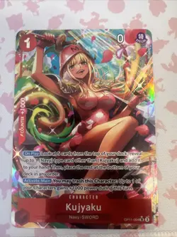 One Piece A Fist of Divine Speed - OP11-004 - Kujyaku - Alt Art - Image 1