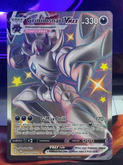 Grimmsnarl Vmax SV117/SV122 Pokemon Card En Shining Fates Shiny Rare NM - Image 1
