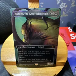 MTG Commander Masters Textured Foil Kozilek, the Great Distortion - Image 1