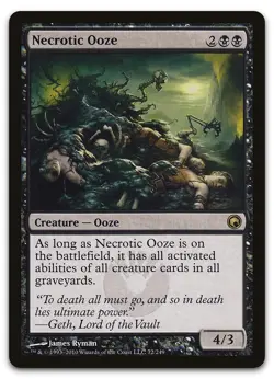 Necrotic Ooze #72 (NM) Scars of Mirrodin SOM Magic MTG - Image 1