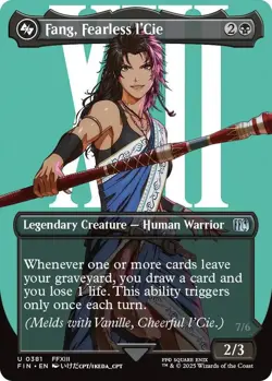 MTG Fang, Fearless l'Cie Borderless Uncommon Regular NM FINAL FANTASY - Image 1