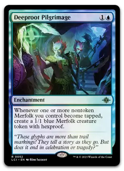 Deeproot Pilgrimage #52 (Foil) (NM) Lost Caverns of Ixalan LCI Magic MTG - Image 1