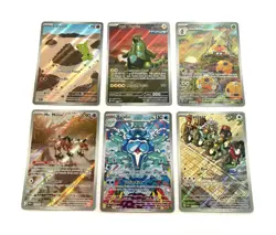 [6 Card Lot] Pokemon Scarlet & Violet Illustration Rare Bundle - Image 1