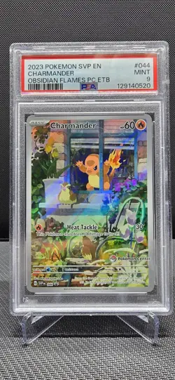 Pokemon Center Obsidian Flames Charmander SVP044 Stamped Promo PSA 9 - Image 1