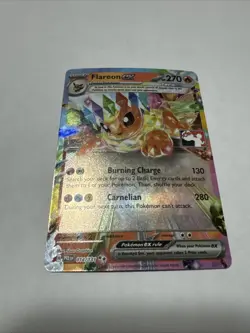Pokemon TCG Flareon EX Holo Let’s Play Stamped Promo NM Free Shipping - Image 1