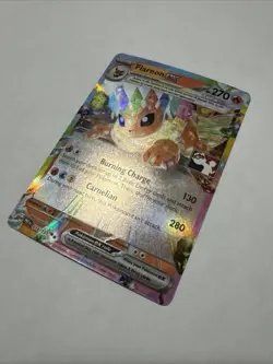Pokemon TCG Flareon EX Holo Let’s Play Stamped Promo NM Free Shipping - Image 3
