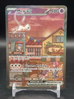 Mew ex 053 Pokemon Scarlet Violet 151 UPC Black Star Promo English NM - Image 1