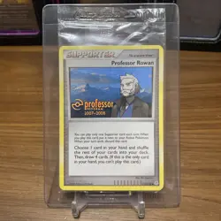 Pokemon 2007-2008 Professor Rowan Professor Program Promo Sealed Pack of 4 - Image 1