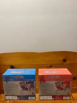 POKEMON BATTLE STYLES ELITE TRAINER BOX LOT OF 2 - SWORD & SHIELD 1 RED 1 BLUE 820650808357 - Image 2