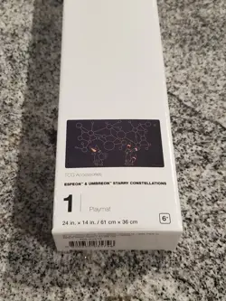 Pokemon Rubber Play Mat Playmat In Box Umbreon Espeon Starry Constellation New - Image 3