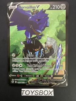 Carte Pokemon Corvaillus V TG18/TG30 / Bloc EB Tempetes Argentees EB12 / NEUF FR - Image 2