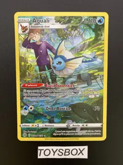 Carte Pokemon Aquali TG TG10/TG30 / Bloc EB Stars Etincelantes EB9 / NEUF FR - Image 2