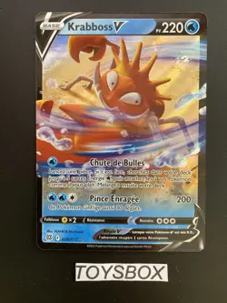 Carte Pokemon Krabboss V 028/172 / Bloc EB Stars Etincelantes EB9 / NEUF FR - Image 2