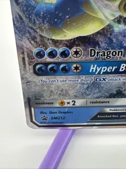 Pokemon TCG Gyarados GX SM Black Star Promo SM212 Holo Promo - Image 2