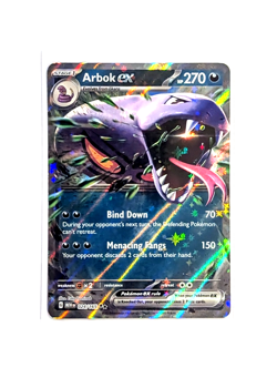 Arbok ex 24/165 Double Rare Holo POKEMON TCG 151 MEW ENGLISH NM/M - Image 1