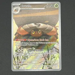 Crustle 186/182 Illustration Rare Holo Pokemon Destined Rivals NM - Image 3
