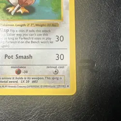 Farfetch’d 27/102 1st Edition Base Set WOTC Vintage Pokemon 1999 - Image 5