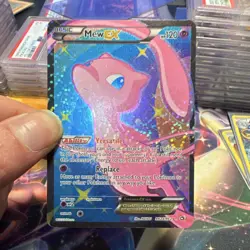 Pokemon Mew EX RC24/RC25 Legendary Treasures Full Art Ultra Rare Holo HEAVY PLAY - Image 1
