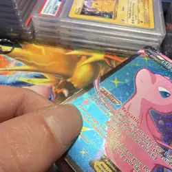 Pokemon Mew EX RC24/RC25 Legendary Treasures Full Art Ultra Rare Holo HEAVY PLAY - Image 2