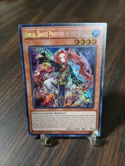 Yu-Gi-Oh! Emilia, Dance Priestess Of The Nekroz BLMM-EN025 Secret Rare - Image 1