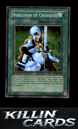 1st Edition Nobleman of Crossout PSV-034 Super Rare Pharaoh's Servant YuGiOh Car - Image 1