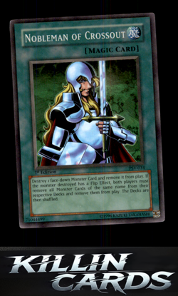 1st Edition Nobleman of Crossout PSV-034 Super Rare Pharaoh's Servant YuGiOh Car - Image 1