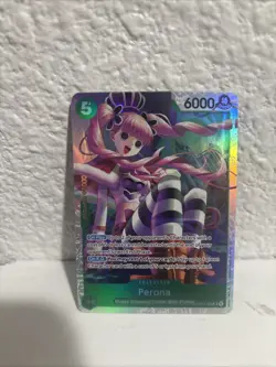 One Piece CCG Perona The Azure Sea's Seven SR Foil OP14-033 NM - Image 1