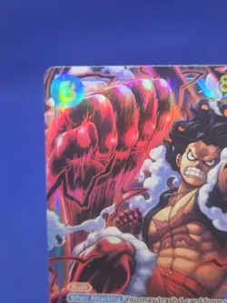 One Piece A Fist of Divine Speed Monkey D Luffy OP11-118 Secret Rare SEC NM - Image 3