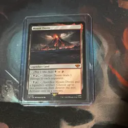 Mount Doom, the Lord of the Rings: Tales of Middle-Earth Magic MTG Card - Image 1