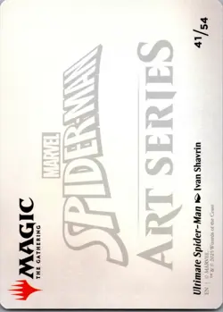MTG Normal Ultimate Spider-Man Art Card S Art Series: Marvel's Spider-Man 41 NM - Image 2